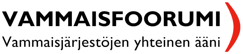 Vammaisfoorumin logo.